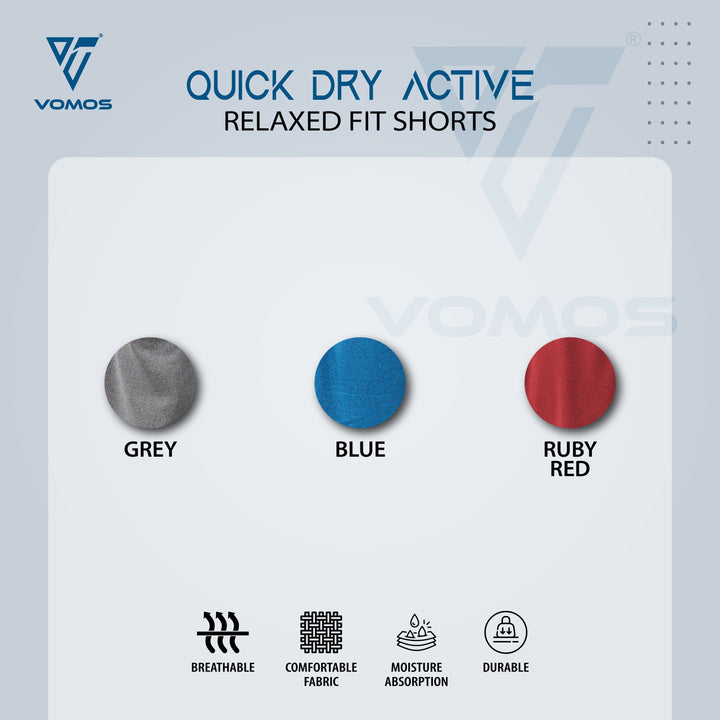 Active Relaxed Fit Shorts (Men) Shorts Vomos® Asia 
