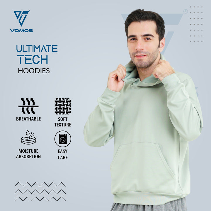 Ultimate Tech Hoodies (Men) Vomos® Asia XS GREEN 
