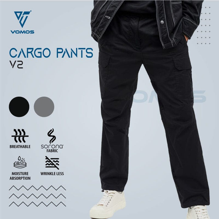 Vomos Cargo Pants V2 Unisex Cutting Straight Cut Regular Fit (Unisex) Vomos® Asia 
