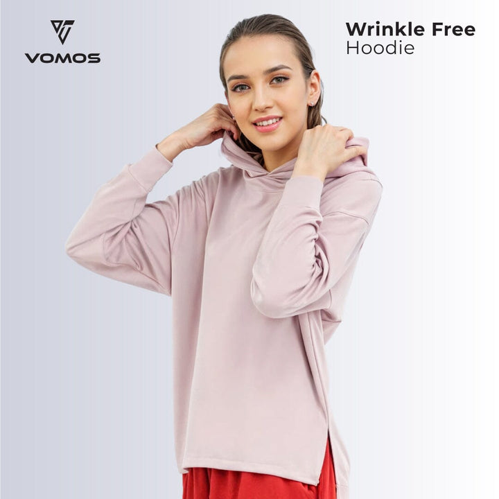 Wrinkle Free Ladies Hoodies Vomos® Asia XS PINK 