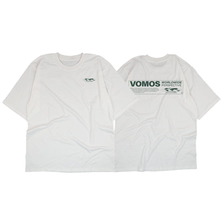 VOMOS Timeless Series Overfit Semi Cotton Ironless Oversized Graphic Tee Unisex T Shirt 003-004 Vomos® Asia 003 XS 