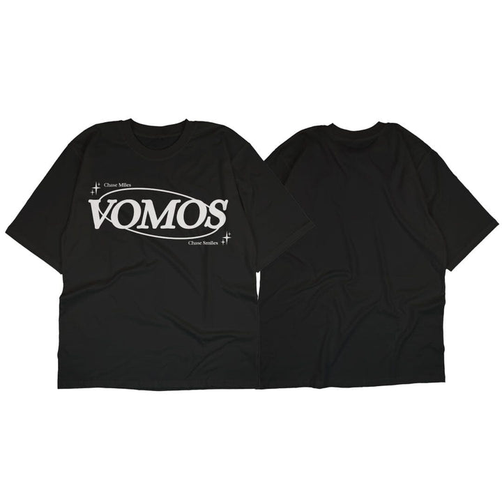 VOMOS Timeless Series Overfit Semi Cotton Ironless Oversized Graphic Tee Unisex T Shirt Vomos® Asia 002 XS 