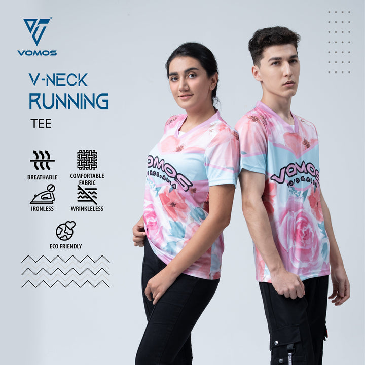 VOMOS Vroom Series Premium Microfiber V-Neck T shirt Vomos® Asia 005 XS 