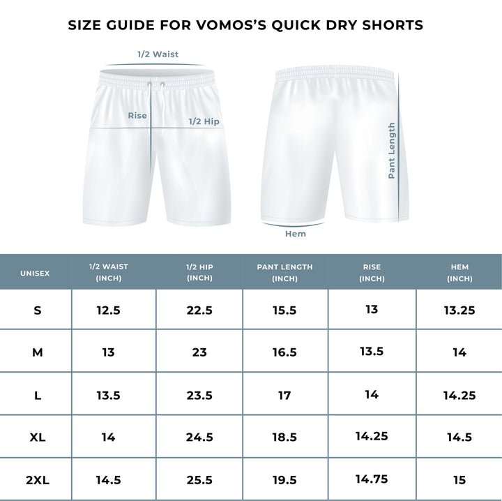 Vomos Parachute Shorts Pant With Zipper Pocket Men Vomos® Asia 