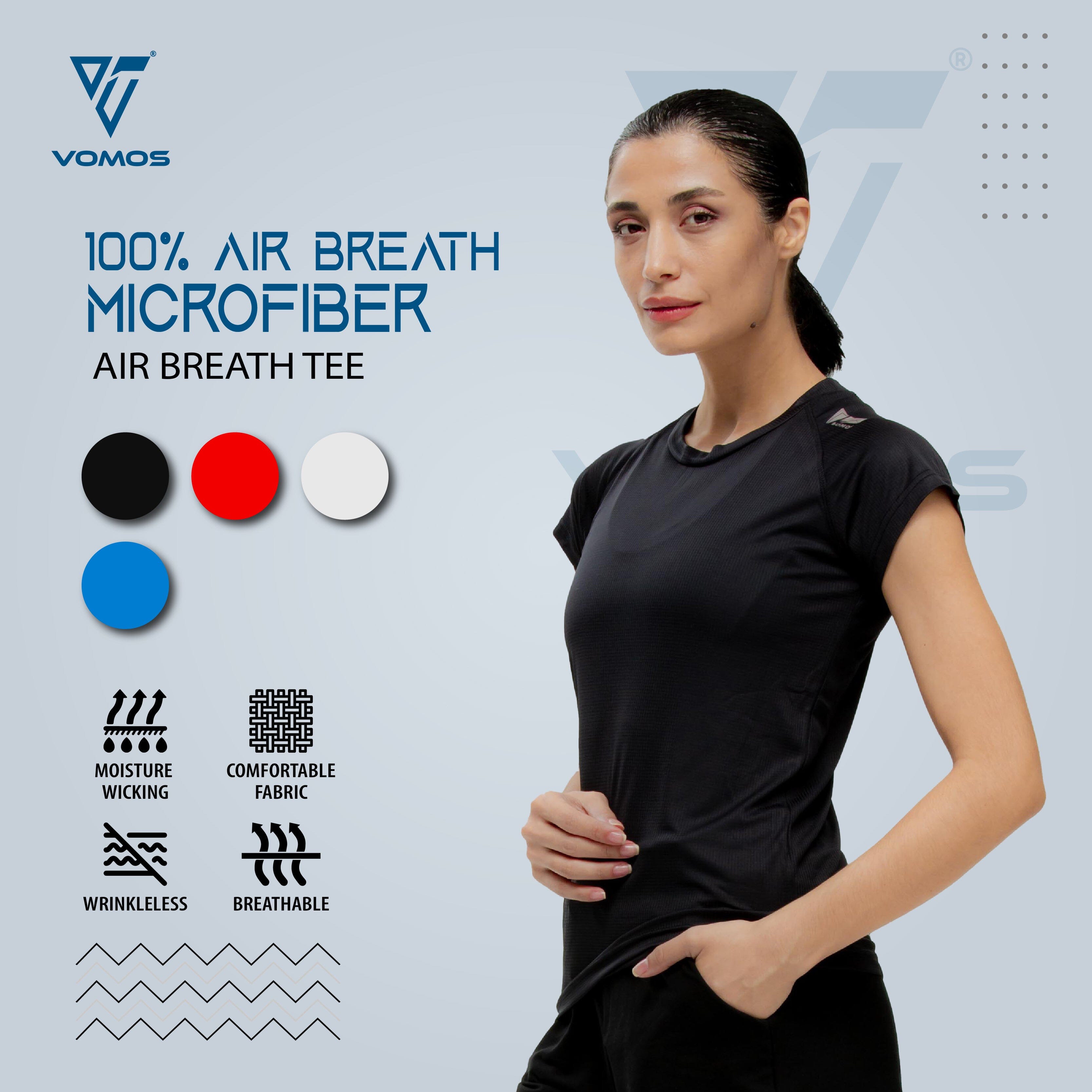 AirBreath Dryfit Tee (Women) Vomos® Asia 