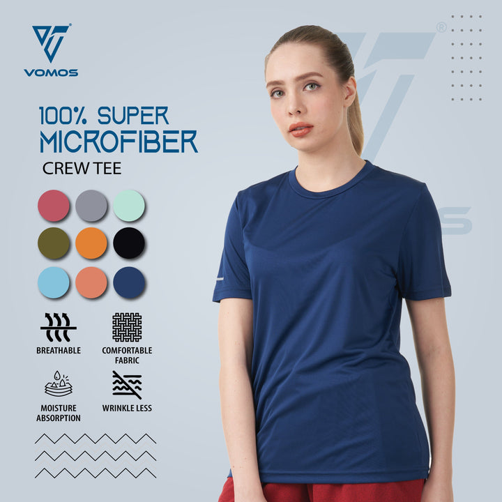 100% Supermicro Crew Tee (Women) Vomos® Asia 