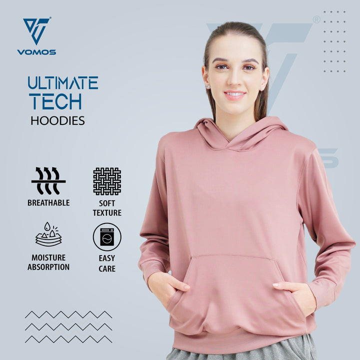 Ultimate Tech Hoodies (Women) Vomos® Asia XS MULBERRY 