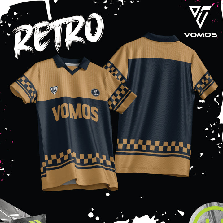 VOMOS Streetwear Retro Rotyale Series Polyester Oversized Tee T shirt (Unisex) Vomos® Asia 004 XS 