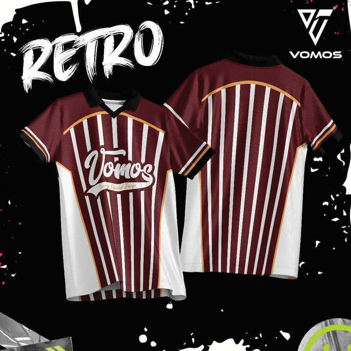 VOMOS Streetwear Retro Rotyale Series Polyester Oversized Tee T shirt (Unisex) Vomos® Asia 006 XS 