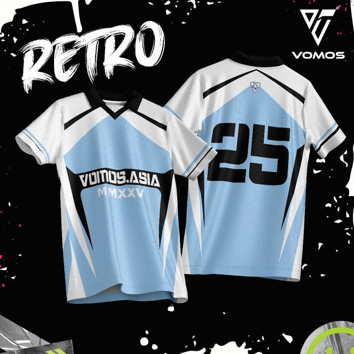 VOMOS Streetwear Retro Rotyale Series Polyester Oversized Tee T shirt (Unisex) Vomos® Asia 007 XS 