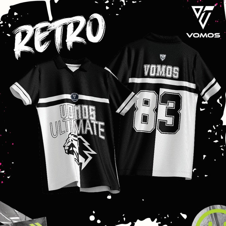 VOMOS Streetwear Retro Rotyale Series Polyester Oversized Tee T shirt (Unisex) Vomos® Asia 008 XS 