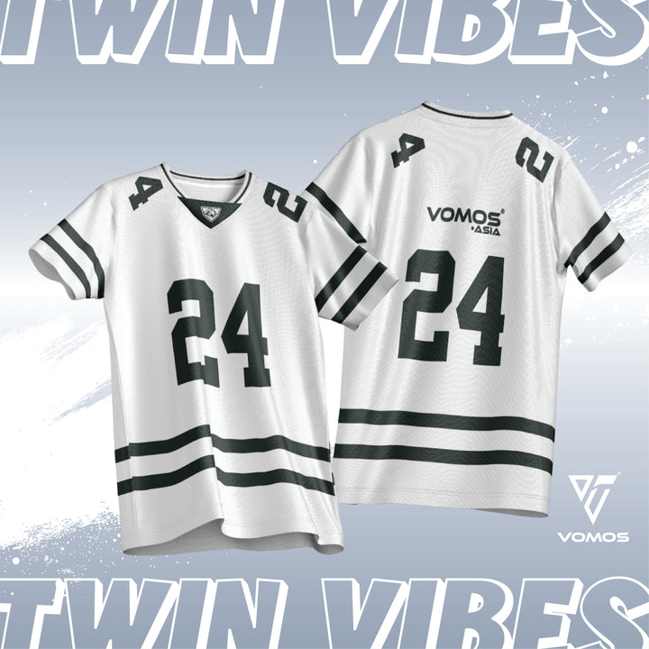 VOMOS Streetwear TwinVibes Series Polyester Oversized Tee T shirt (Unisex) Vomos® Asia 005 XS 