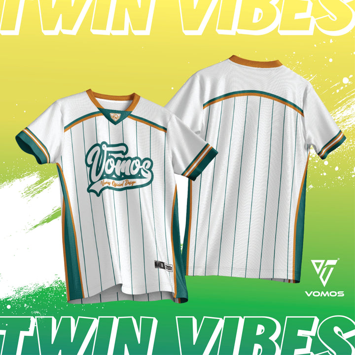 VOMOS Streetwear TwinVibes Series Polyester Oversized Tee T shirt (Unisex) Vomos® Asia 006 XS 