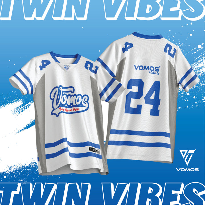 VOMOS Streetwear TwinVibes Series Polyester Oversized Tee T shirt (Unisex) Vomos® Asia 007 XS 