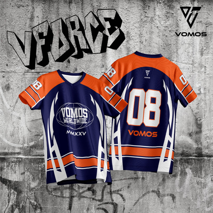 VOMOS Streetwear VForce Series Polyester Oversized Tee T shirt (Unisex) Vomos® Asia 003 XS 