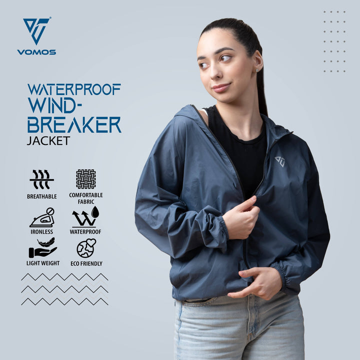 VOMOS Sport Running Reflective Waterproof Jacket Windbreaker Vomos® Asia 002 S 