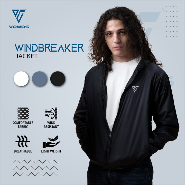 VOMOS Sport Running Reflective Waterproof Jacket Windbreaker Vomos® Asia 