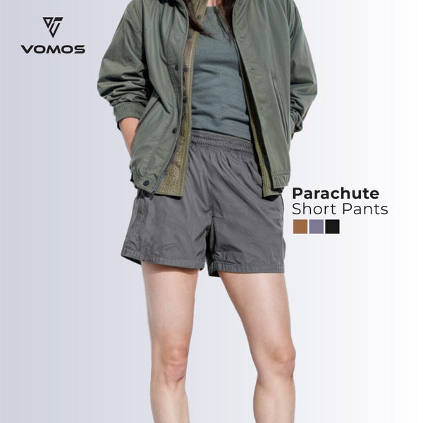 Vomos Parachute Shorts Pant With Zipper Pocket Women Vomos® Asia 