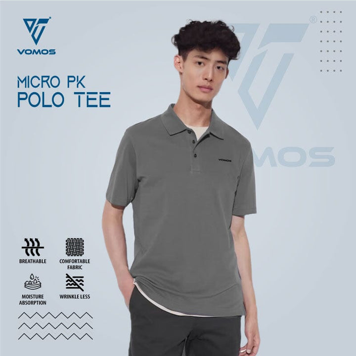 VOMOS Micro PK POLO Short Sleeve T-Shirt Unisex Vomos® Asia 