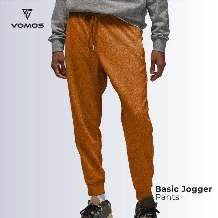 Soft Stretch Jogger Pants (Unisex) Vomos® Asia S BROWN 