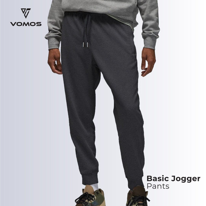 Soft Stretch Jogger Pants (Unisex) Vomos® Asia S DARK GREY 