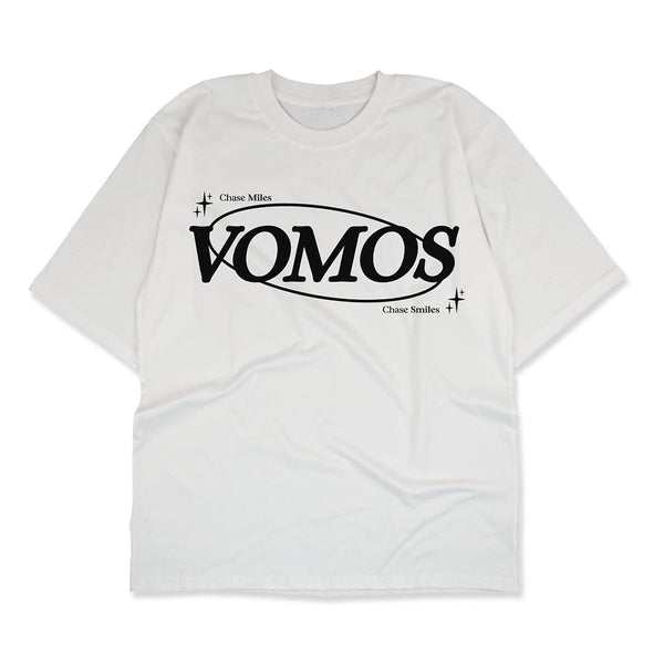 VOMOS Timeless Series Overfit Semi Cotton Ironless Oversized Graphic Tee Unisex T Shirt Vomos® Asia 001 XS 