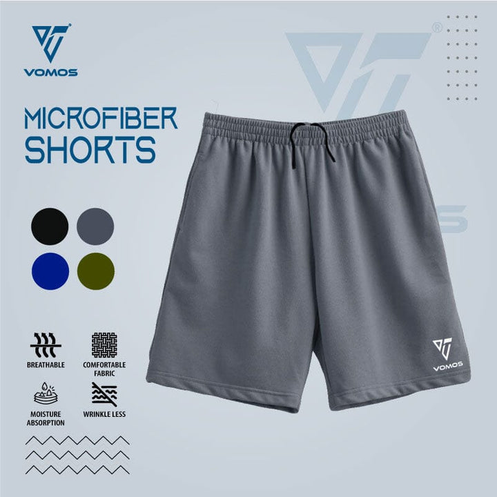 Vomos Easy Dry Relaxed Fit Shorts Vomos® Asia GREY S 