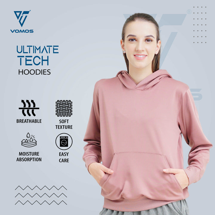 Ultimate Tech Hoodies (Women) Vomos® Asia 2XL MULBERRY 