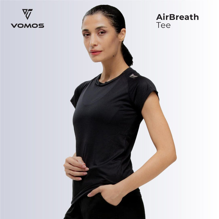 AirBreath Dryfit Tee (Women) Vomos® Asia XS BLACK 