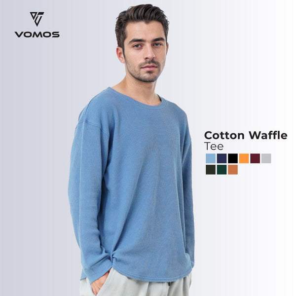Very Comfortable Long Sleeve Waffle Tee (Men) Vomos® Asia 