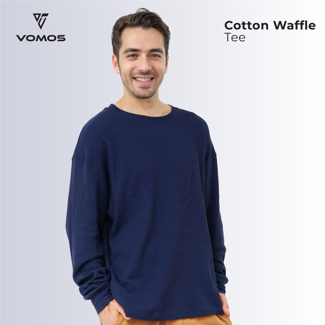 KAJA WAFFLE LONG SLEEVE T-SHIRTS 黒 ロンT KAJA WAFFLE LONG SLEEVE