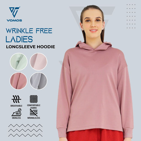 Wrinkle Free Ladies Hoodies Vomos® Asia 