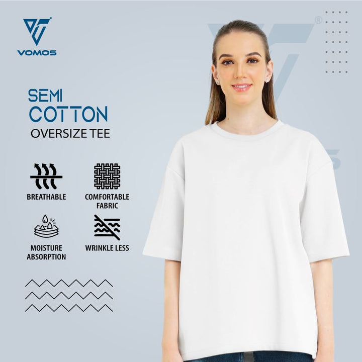 Semi Cotton Oversized Tee (Women) Vomos® Asia 
